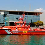 Foto de archivo de la guardamar Polimnia de Salvamento Marítimo, tomada en Barcelona en 2010