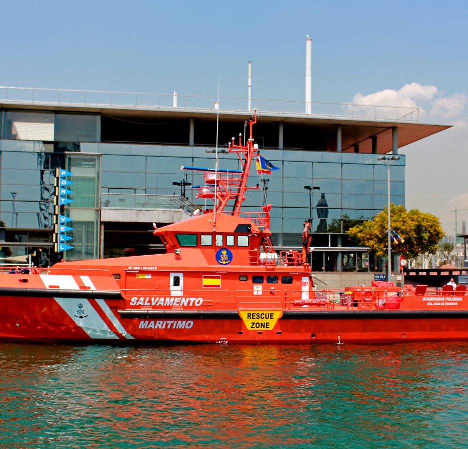 Foto de archivo de la guardamar Polimnia de Salvamento Marítimo, tomada en Barcelona en 2010