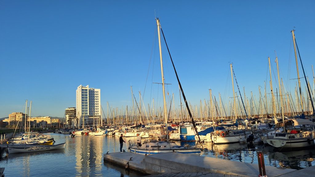 Foto de archivo del puerto de Badalona, sede de la Golden Cup