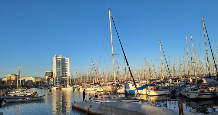 Foto de archivo del puerto de Badalona, sede de la Golden Cup