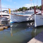 Embarcaciones locales amarradas en el puerto deportivo de Cala d'Or, en Mallorca