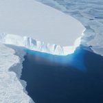 El glaciar Thwaites, en la Antártida occidental, fotografiado por la NASA en 2014