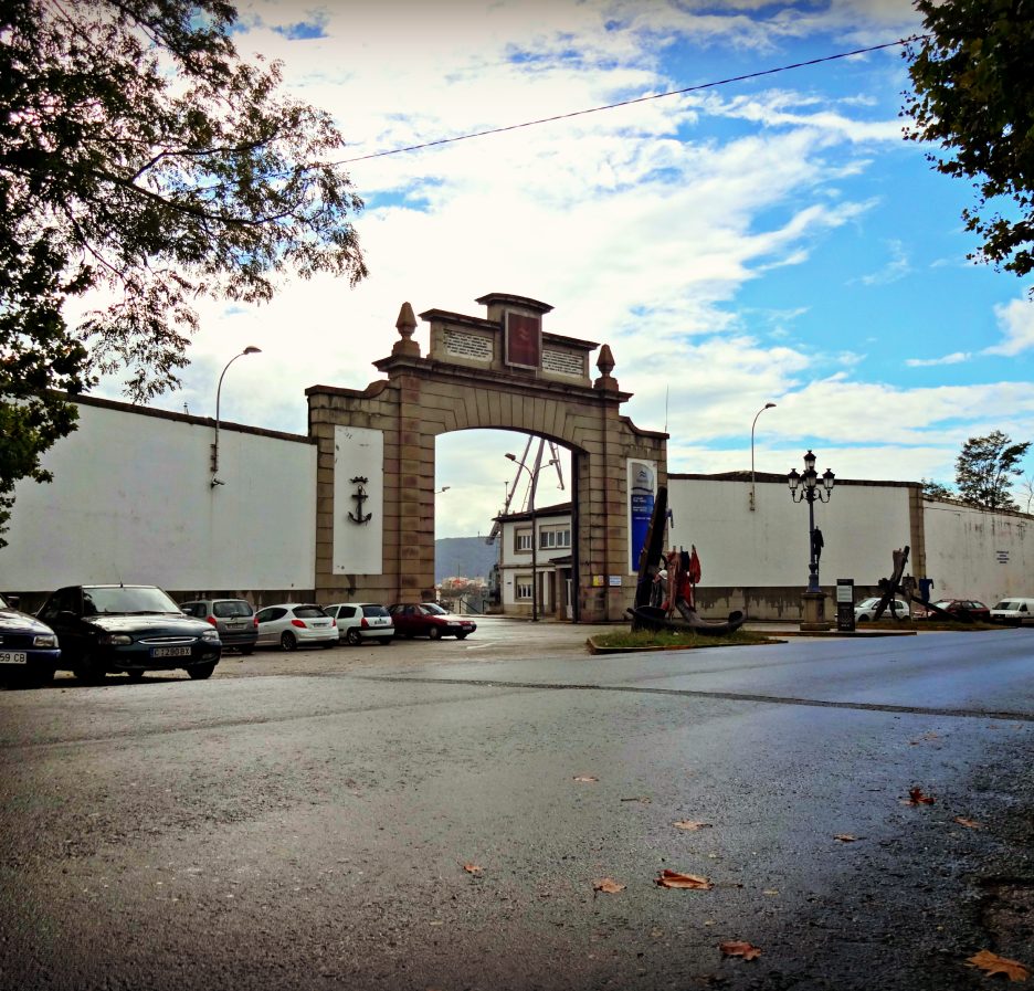 Vista de las instalaciones del astillero de Navantia en Ferrol