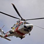 Helicóptero AW139 de Salvamento Marítimo en el aeropuerto de Palma
