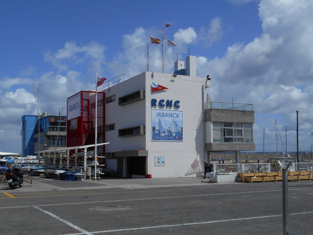 Instalaciones de la Escuela de Vela del Real Club Náutico de La Coruña, en una foto de archivo de 2017