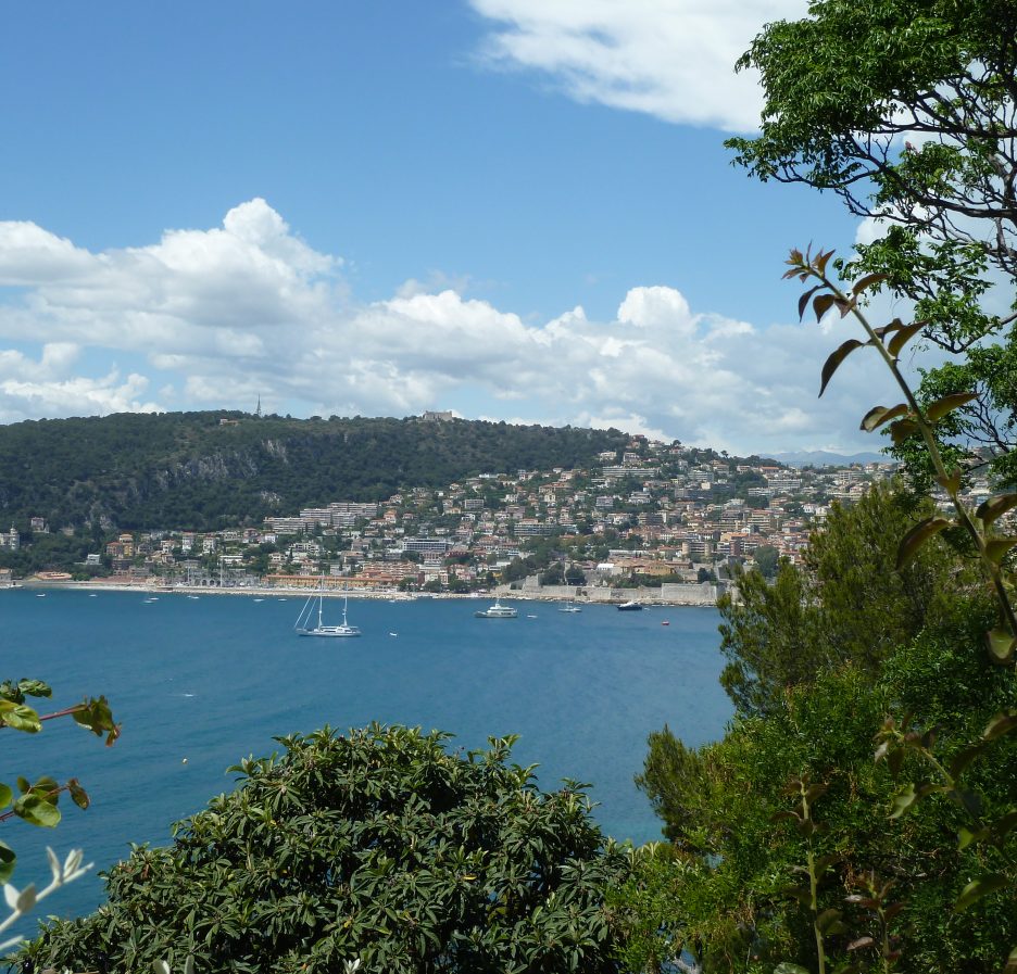 Vista de la rada de Villefranche-sur-Mer, en los Alpes Marítimos